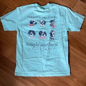 Simply southern dog shirt